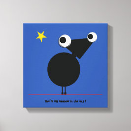 Du är min regnbåge i Himmel av Michele Moses Canvastryck