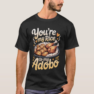 Du är min ris till min Adobo - Långärmad T Shirt