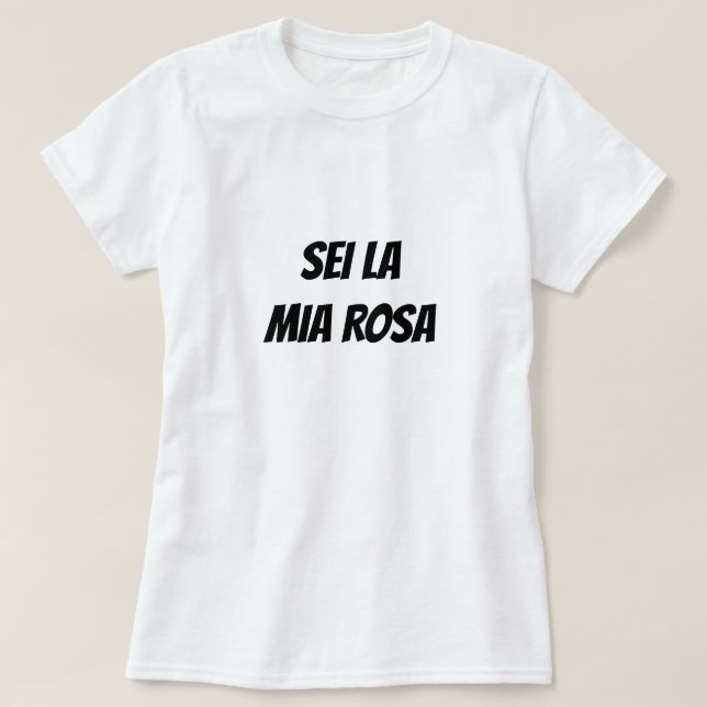 Du är min ro på italienska t shirt (Design framsida)