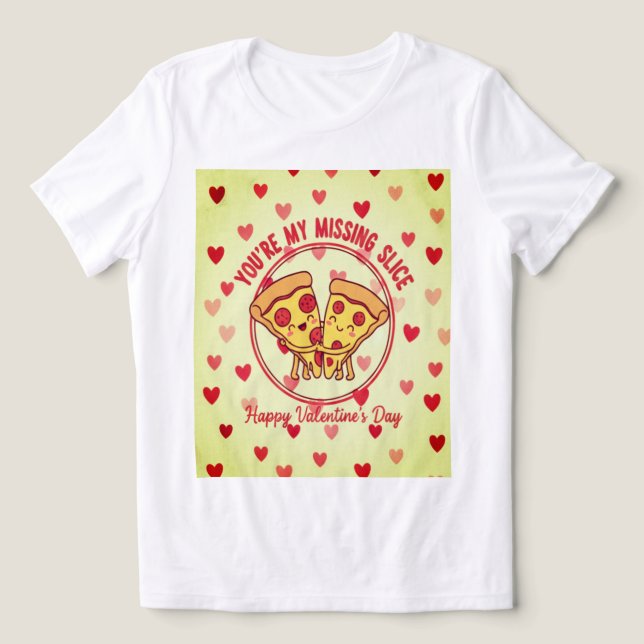 "Du är min saknade bit" Premium Tri-Blend T-shirt (Design Framsida)