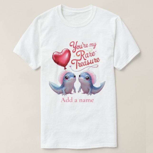 Du är min sällsynt skatt t shirt (Design framsida)