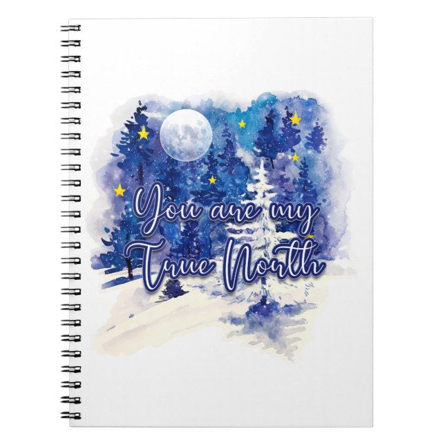 Du är min sanna norrut anteckningsbok (Framsidan)