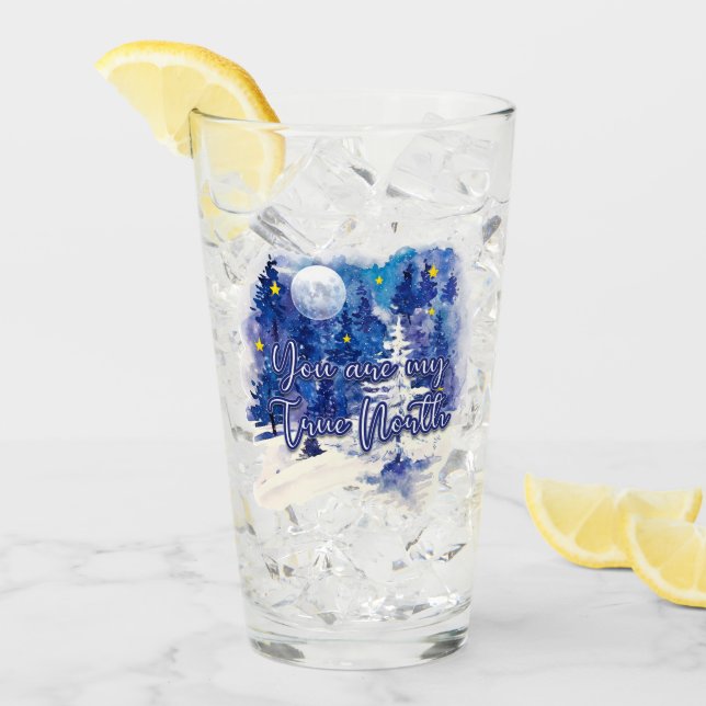 Du är min sanna norrut glaskopp (Framsida Ice)