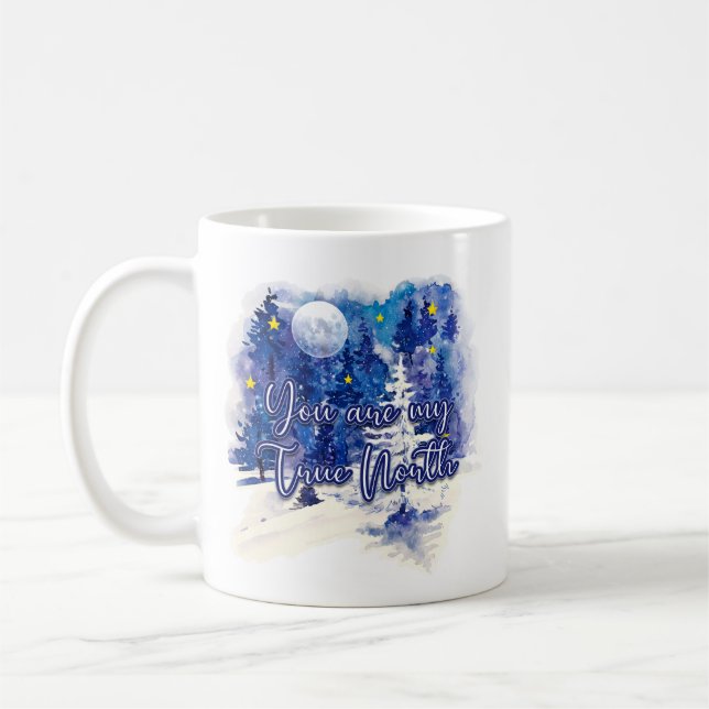 Du är min sanna norrut kaffemugg (Vänster)
