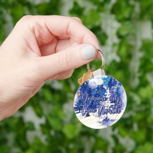 Du är min sanna norrut nyckelring (Hand)