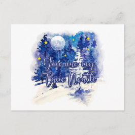 Du är min sanna norrut vykort