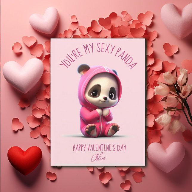 Du är min sexuella panda - Alla hjärtans dag Helgkort (Skapare uppladdad)