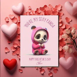 Du är min sexuella panda - Alla hjärtans dag Helgkort