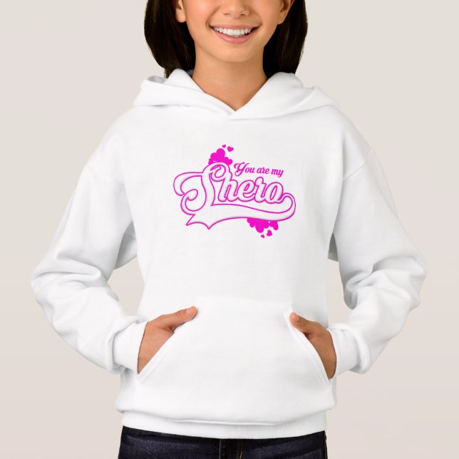 Du är min SHERO Hoody T Shirt (Framsida)
