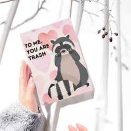 "Du är min shiny Treasure" Lönt Raccoon Valentine Inbjudningar