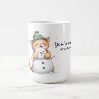 Du är Min Snö-Mate Cat Mugg