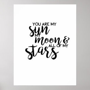 Du är min sol min måne och alla min stjärnor poster
