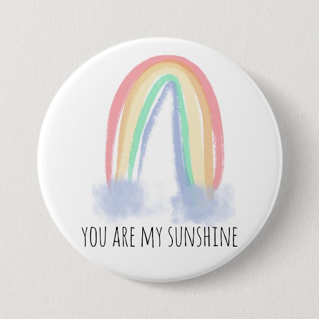 Du är min solfärgsfärgade regnbåge knapp (Framsida)