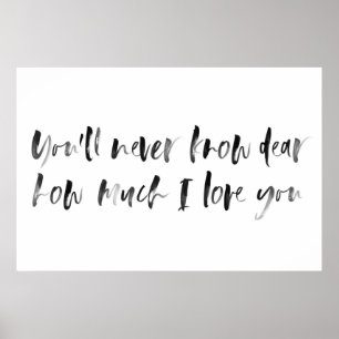 Du är min solfärgssymbol för vattenfärgen Nursery Poster