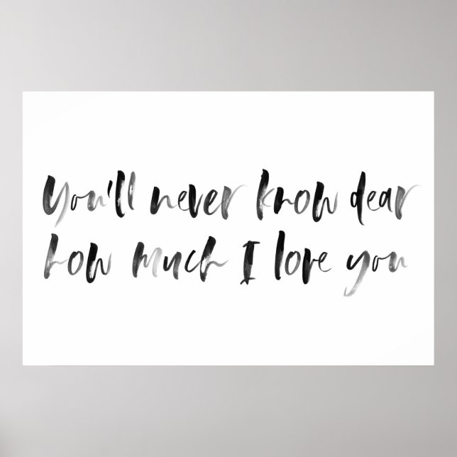 Du är min solfärgssymbol för vattenfärgen Nursery Poster (Framsidan)