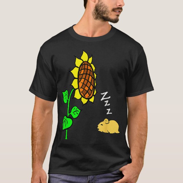 Du är min solljus-hamster-gult solros t shirt (Framsida)