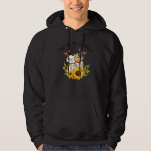 Du är min solrosolrosolja, Cute Cat Lover Hoodie