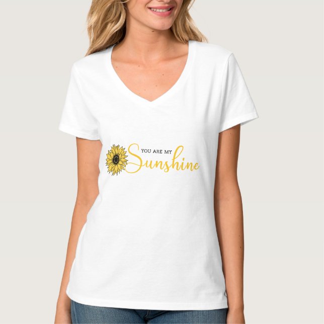 Du är min solrossolrosartikel t shirt (Framsida)