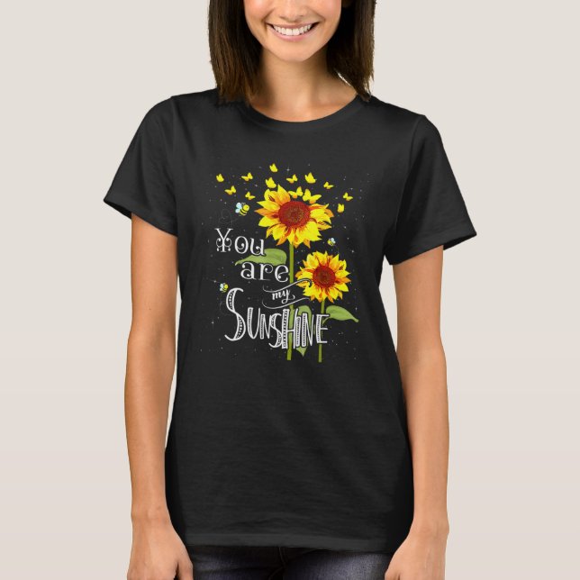 Du är min solrossolrosblommor Mor D T Shirt (Framsida)