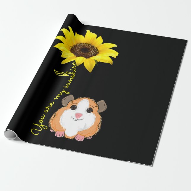 Du är min solrossolrossolrossolrosguinea Gris Mamm Presentpapper (Utrullad)