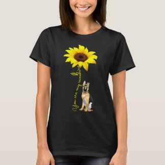 Du är min solrossolrostyska Shepherd Mamma T Shirt