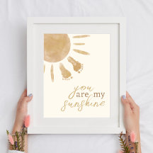 Du är min solshine Sol Nursery Boho Decor