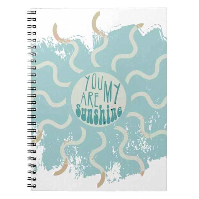 Du är min solsken anteckningsbok (Framsidan)