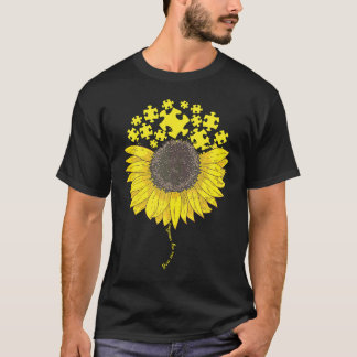 Du Är Min Solsken Autism Pussel Solros Autism  T Shirt