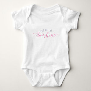 Du är min solsken baby romper kostym t shirt