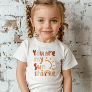 Du är min solsken Boho Rainbow T Shirt