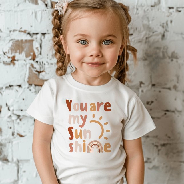 Du är min solsken | Boho Rainbow T Shirt (Skapare uppladdad)