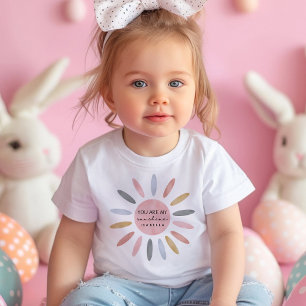 Du är min solsken   Cute Rainbow Pastel T Shirt