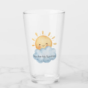 Du Är Min Solsken Glad Sol Moln Glaskopp