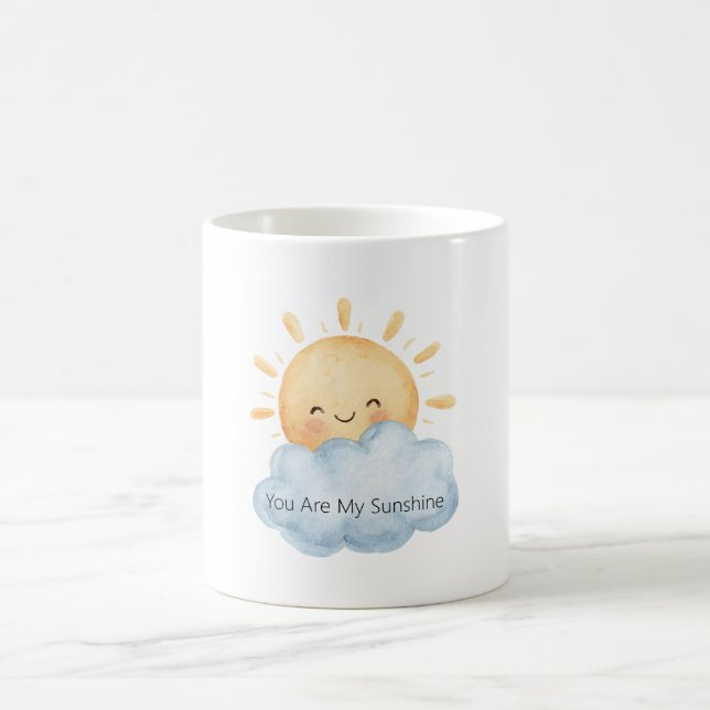 Du Är Min Solsken Glad Sol Moln Kaffemugg (Center)