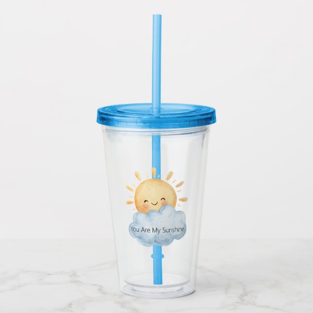 Du Är Min Solsken Glad Sol Moln Take Away Mugg (Framsida)