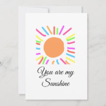 du är min solsken gul orange solstrålar lägg till 