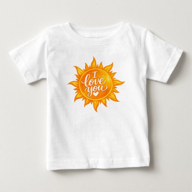 Du Är Min Solsken – Jag Älskar Dig Sol T Shirt (Framsida)