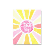 Du Är Min Solsken Ljus Akvarell Babypresent