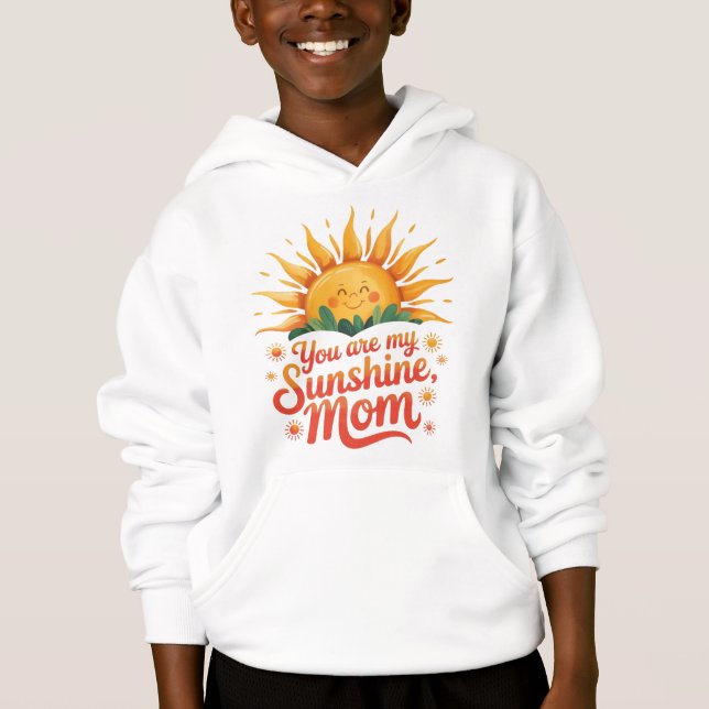 Du är min solsken, mamma t shirt (Framsida)