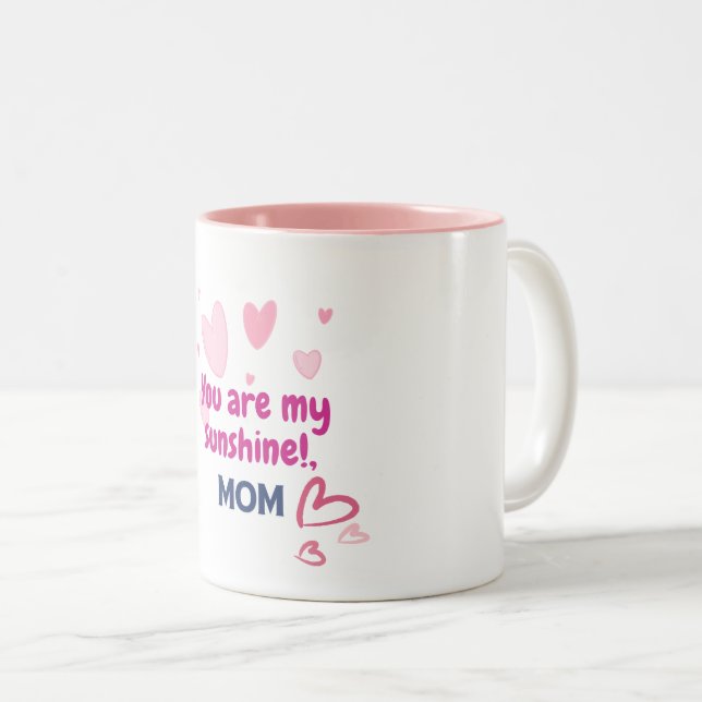 Du är min solsken, Mamma Två-Tonad Mugg (Framsida höger)