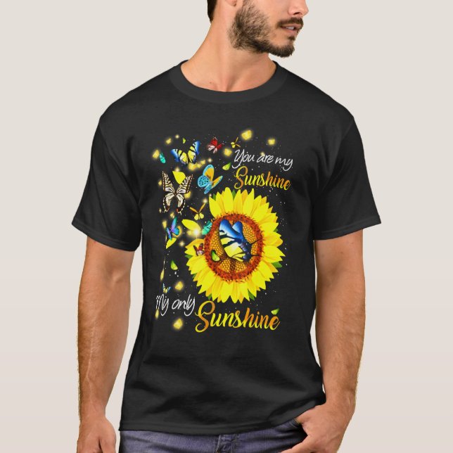 Du är min solsken min enda solrossolrosa, men t shirt (Framsida)