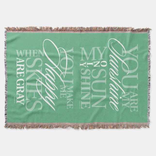 Du är min solsken mysfilt (Framsidan)