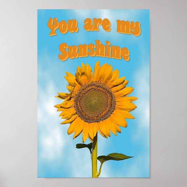 Du är min solsken poster (Framsidan)