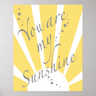 Du är min solsken poster