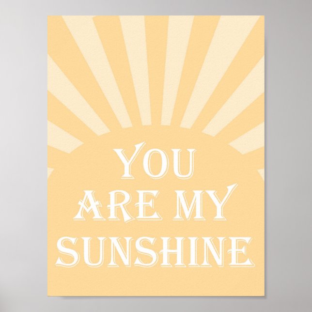 Du är min solsken poster (Framsidan)