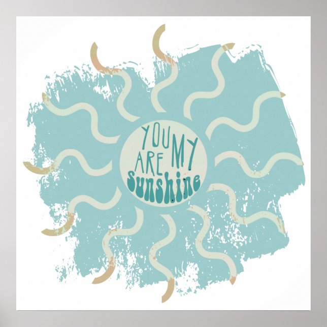 Du är min solsken poster (Framsidan)