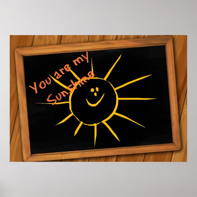 Du är min solsken poster (Framsidan)