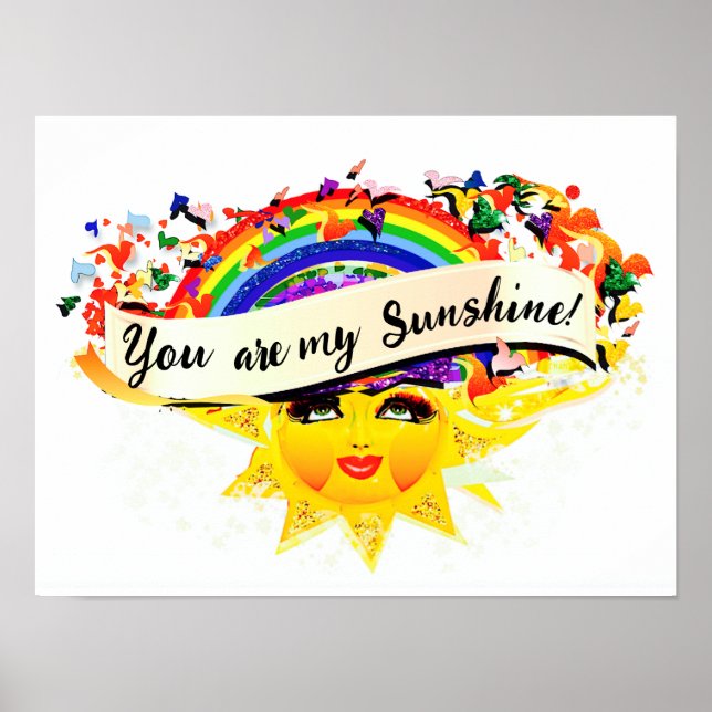 DU ÄR MIN SOLSKEN POSTER (Framsidan)