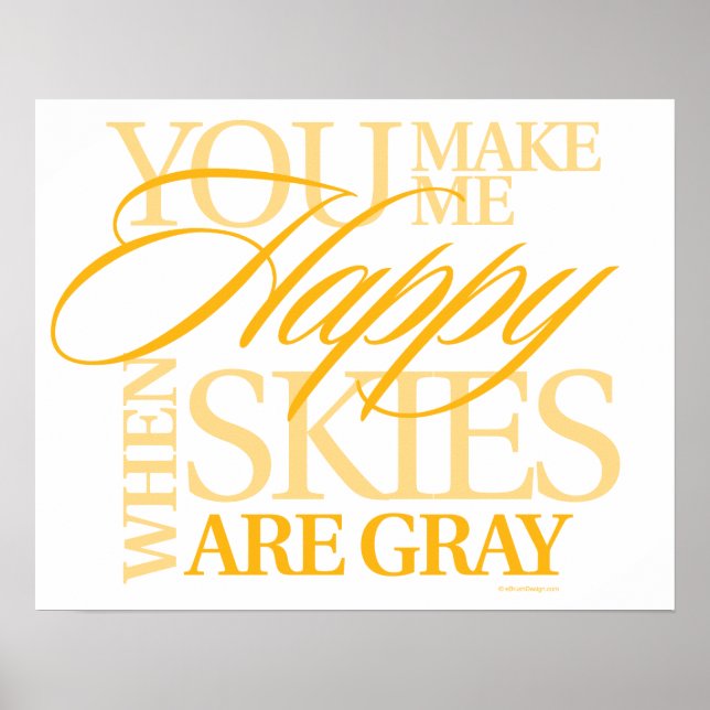 Du är min solsken poster (Framsidan)