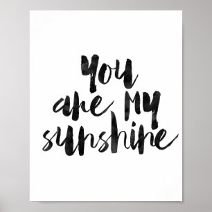 Du är min solsken poster
